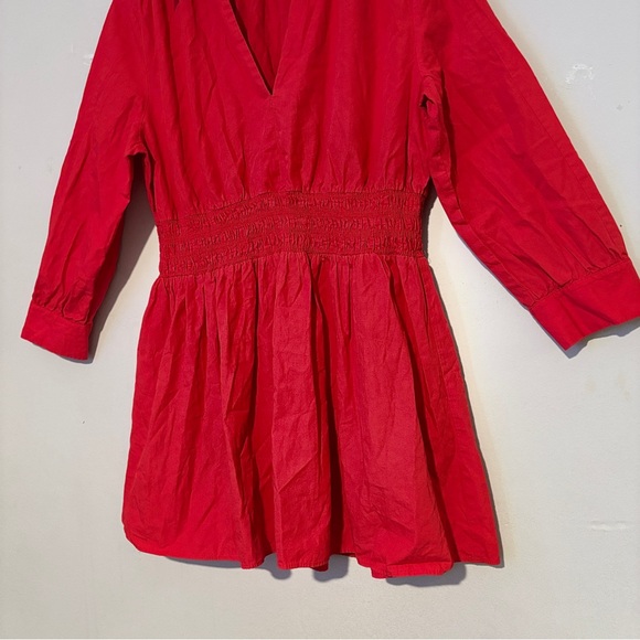 Zara Scarlet Mini Dress 100% cotton - Picture 5 of 16